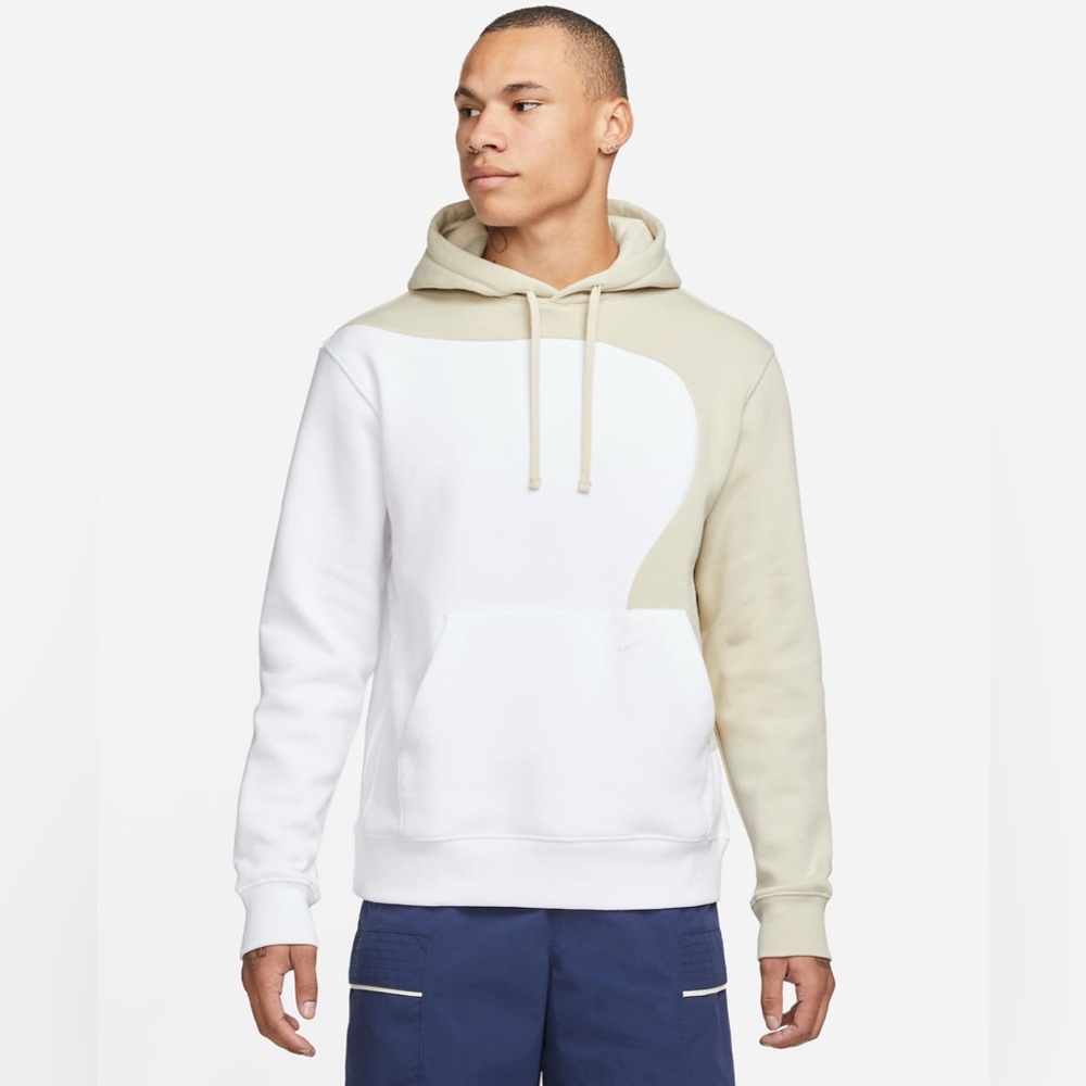 Nike men’s color clash pullover hoodie - medium